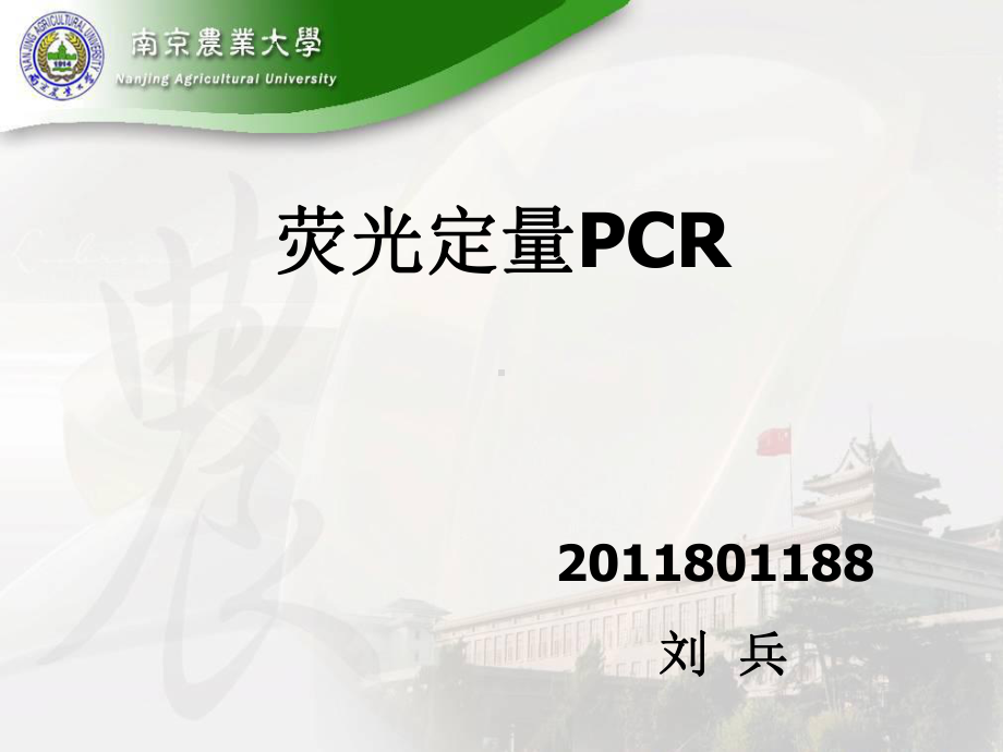 荧光定量pcr的分类七课件.pptx_第1页