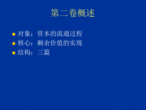 资本循环和周转理论教学ppt课件.ppt（37页）