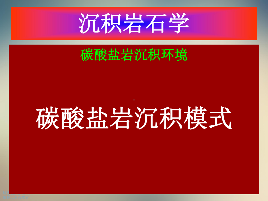 重要的沉积环境分论碳酸盐岩沉积环境概述课件.ppt（41页）_第2页