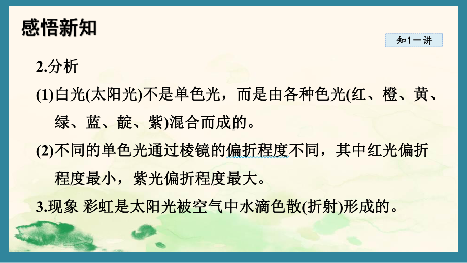 4.8走进彩色世界（课件）教科版（2024）物理八年级上册.pptx_第3页