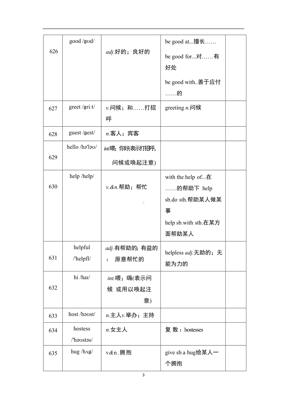 主题六 人际交往与集体精神 外研版2024-2025学年辽宁省中考英语.doc_第3页