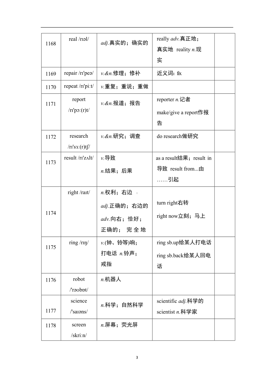 主题十二 科学技术与创新 外研版2024-2025学年辽宁省中考英语.doc_第3页