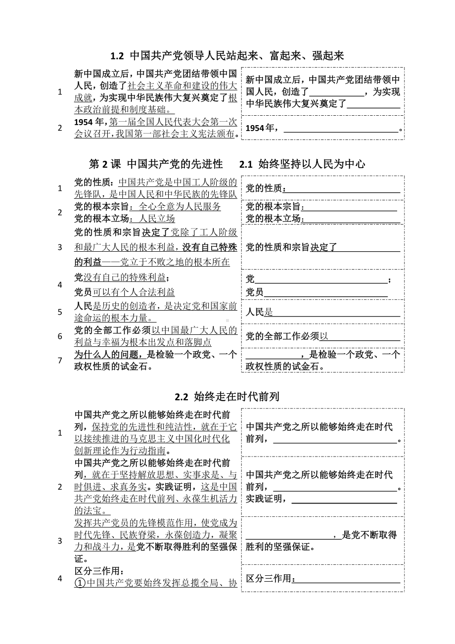 政治与法治基础知识填空-2025届高考政治一轮复习统编版必修三.docx_第2页