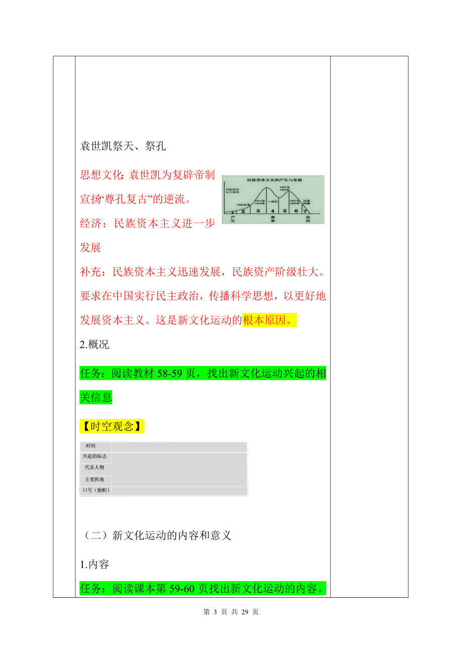 统编版八年级上册历史第四单元《新民主主义革命的开始》教学设计（第12~14课）.docx_第3页