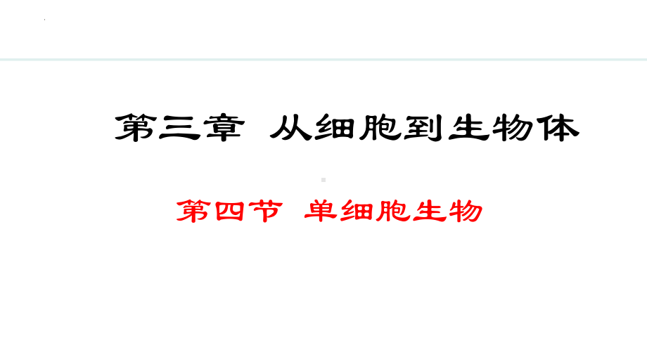 1.3.4单细胞生物 ppt课件（ppt）-2024新人教版七年级上册《生物》.pptx_第1页