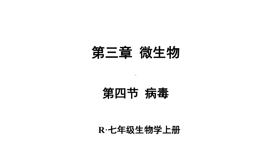 2.3.4病毒 课件 人教版（2024）生物七年级上册.pptx_第1页