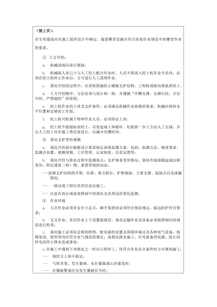 幼儿园基坑支护与降水工程安全监理技术交底.doc_第2页