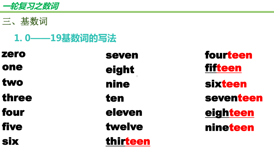 2025届高考英语一轮复习之数词 （ppt课件）.pptx_第3页