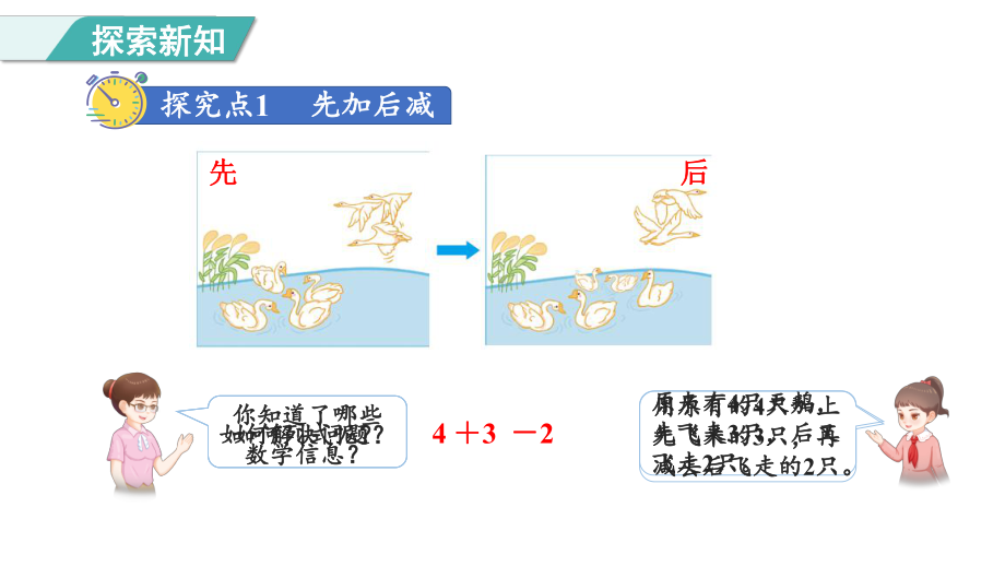 2.13 加、减混合（课件）人教版（2024）数学一年级上册.pptx_第3页