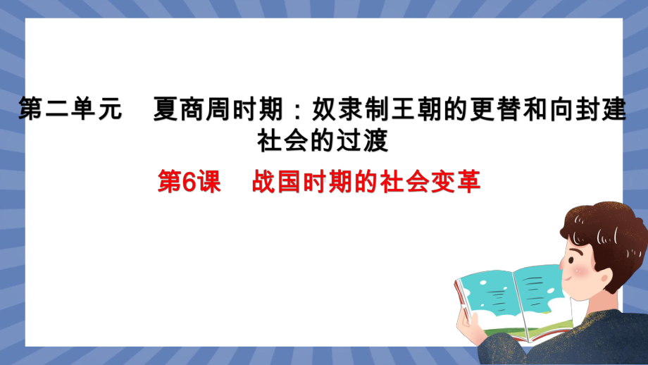 历史部编版（2024）7年级上册第6课 战国时期的社会变革 课件01.pptx_第1页