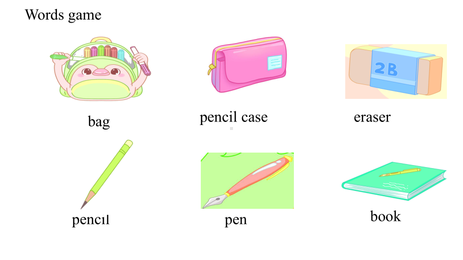 Unit 2 My school things 课时2 Speed up （课件）2024-2025学年外研版（三起）三年级英语上册.pptx_第2页