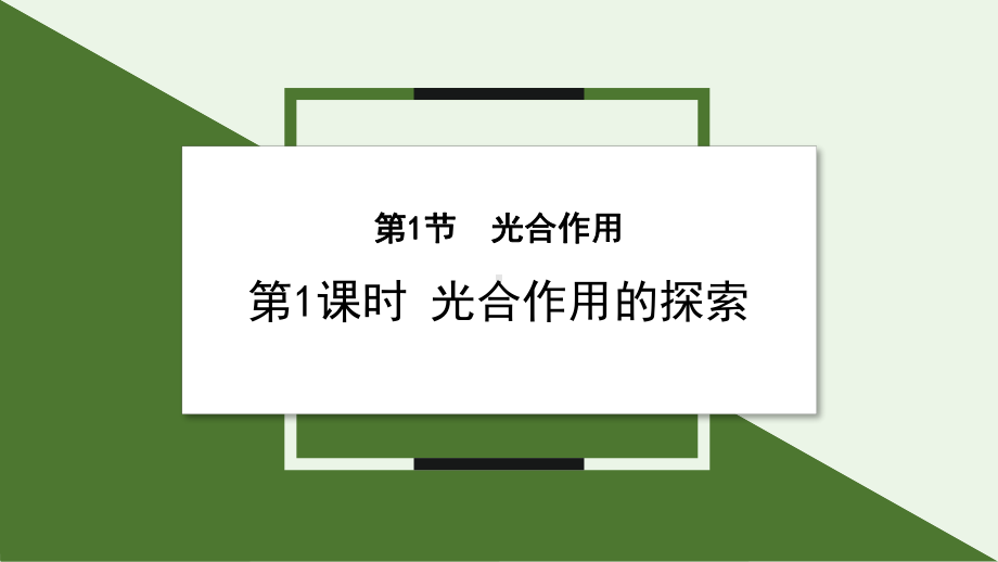 4.1 光合作用 第1课时 ppt课件-2024新北师大版七年级上册《生物》.pptx_第1页