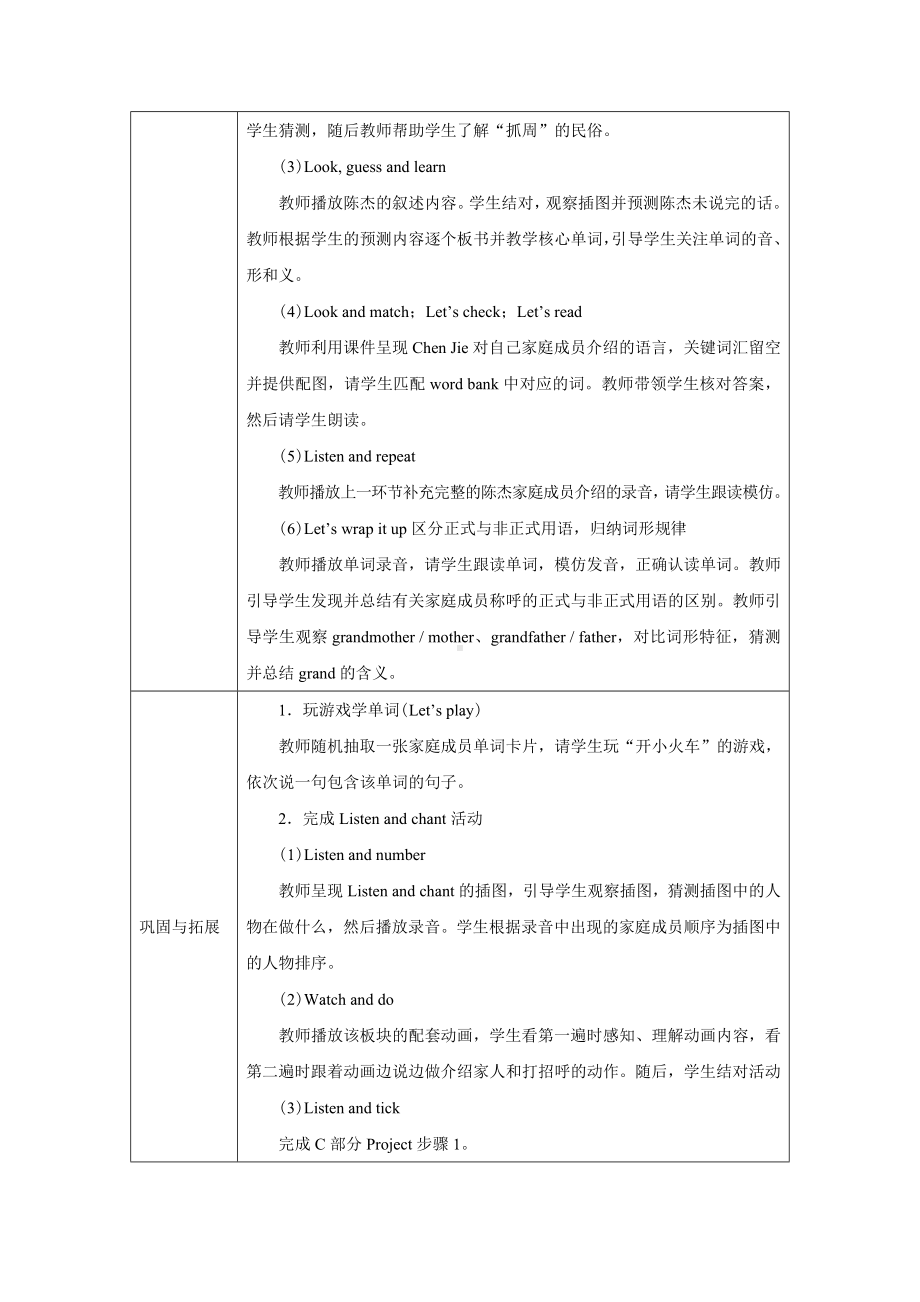 PEP三年级上英语Unit 2 Part A Let's learn优质课教学设计.docx_第2页