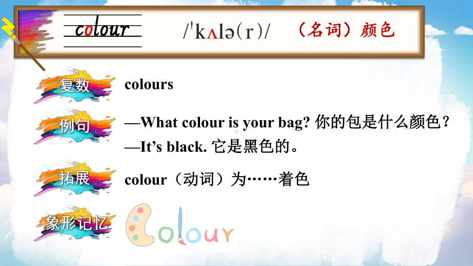 Unit 7 What colour is it？(共19张PPT)（ppt课件）-2024新湘少版三年级上册《英语》.pptx_第2页