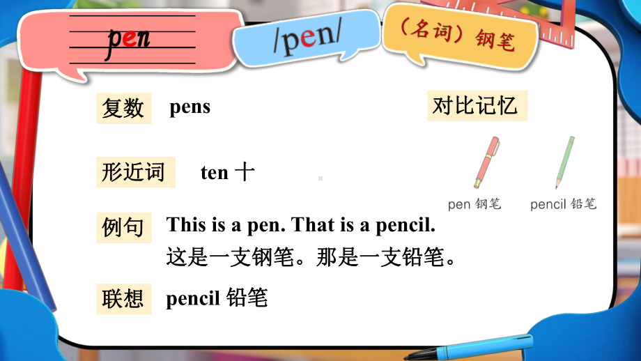 Unit 5 Is this your pen？(共19张PPT)（ppt课件）-2024新湘少版三年级上册《英语》.pptx_第3页