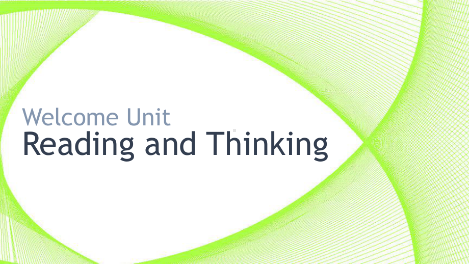 Welcome unit Reading and Thinking （ppt课件）-2024新人教版（2019）高中英语必修第一册.pptx_第1页