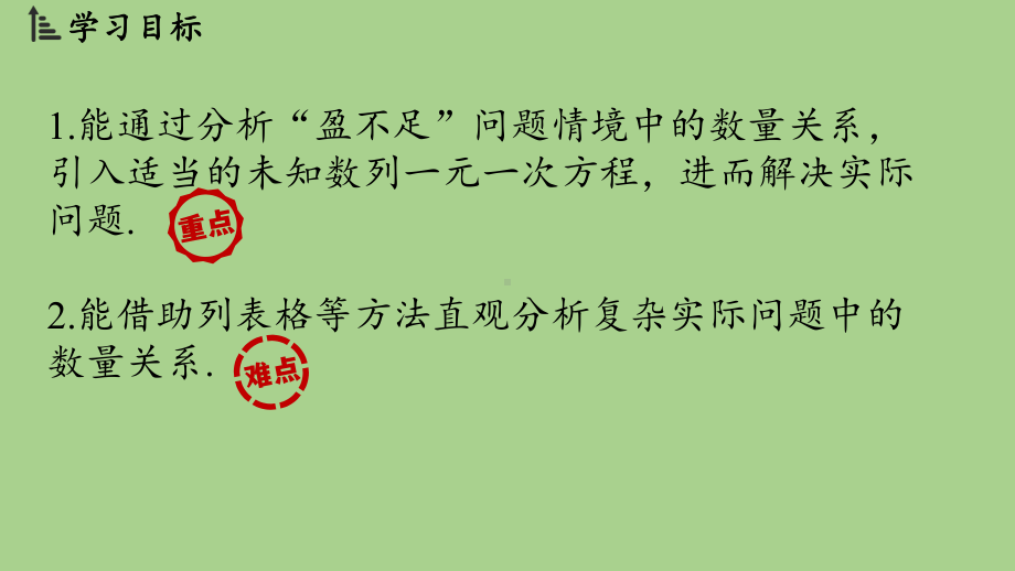 5.3 一元一次方程的应用课时2（课件）北师大版（2024）数学七年级上册.pptx_第2页