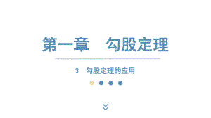 2024-2025学年度北师版八年级上册数学1.3勾股定理的应用（课件）.pptx