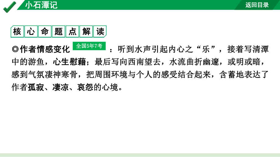 2024成都语文中考试题研究备考 古诗文阅读 小石潭记（练）【课件】.pptx_第2页