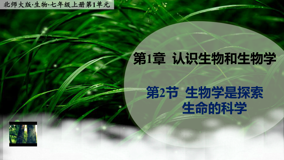 1.1.2生物学是探索生命的科学 ppt课件-2024新北师大版七年级上册《生物》.pptx_第1页