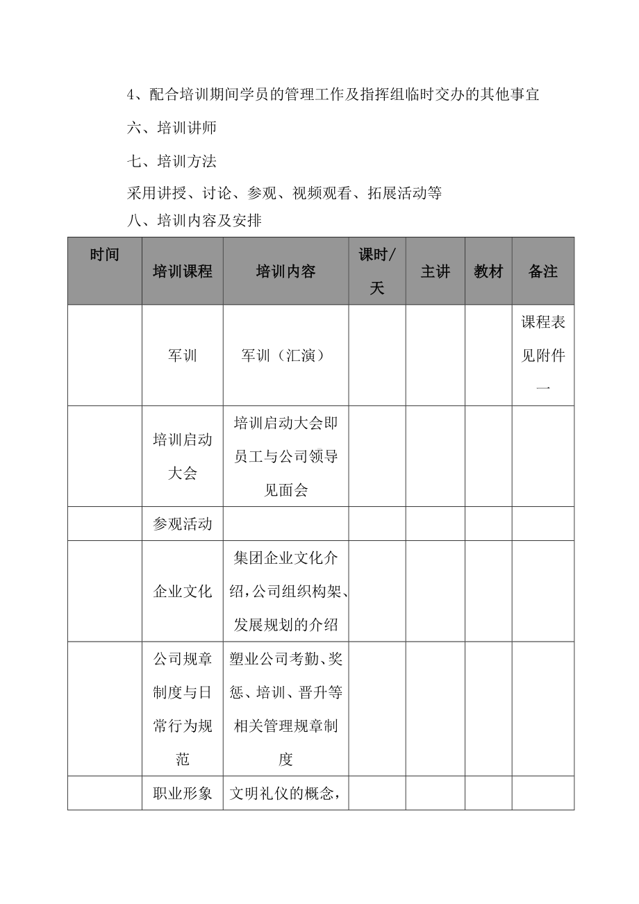 新入职大学生培训方案全套.doc_第3页