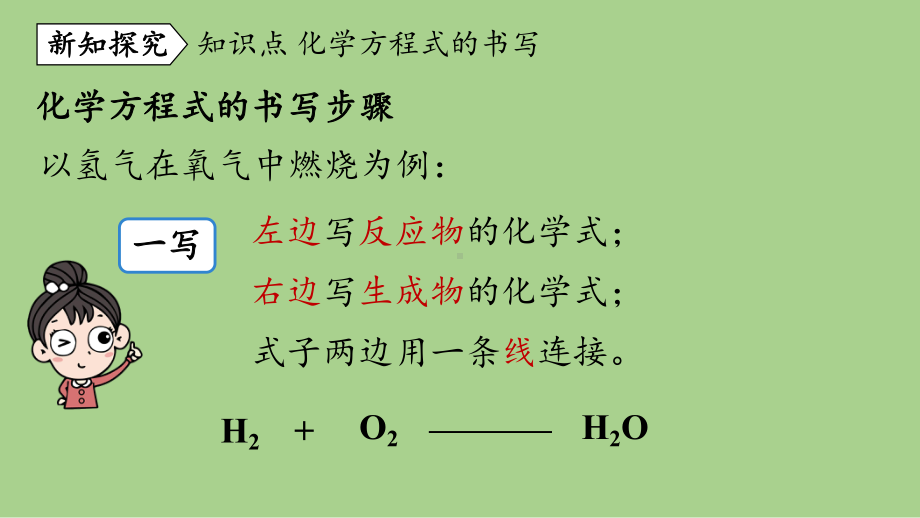 鲁教九（上）第五单元 第二节 化学反应的表示（第二课时）.pptx_第3页