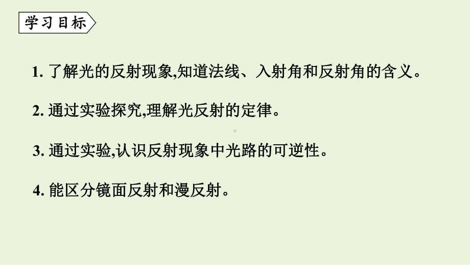 4.2 光的反射定律（课件）教科版（2024）物理八年级上册.pptx_第2页