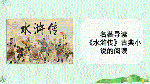 2024-2025学年统编版语文九年级上册 《水浒传》古典小说的阅读【课件】.pptx