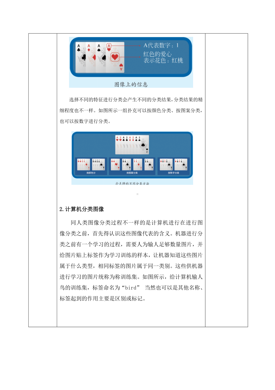 1.2《图像分类的实现——体验训练模型与应用全过程》 教案（表格式）-2024新清华大学版六年级上册《信息科技》.docx_第3页