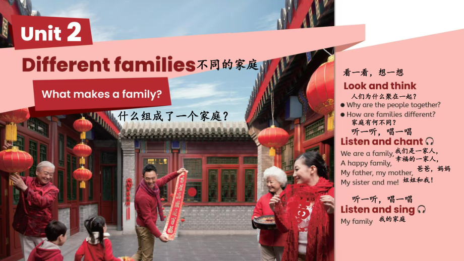 Unit 2 Different families Part A（ppt课件）-2024新人教PEP版三年级上册《英语》.pptx_第2页