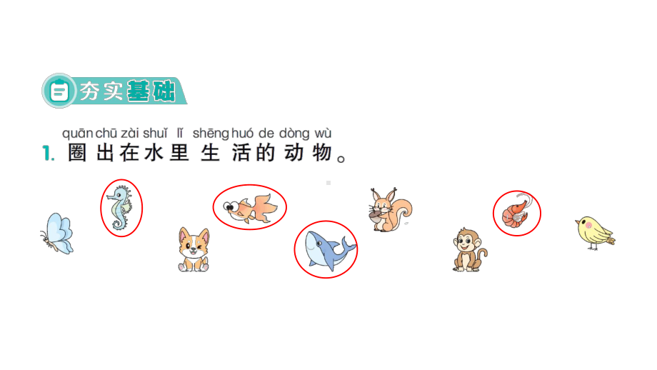 小学数学新北师大版一年级上册第三单元《整理与分类》作业课件5（2024秋）（分课时编排）.pptx_第2页