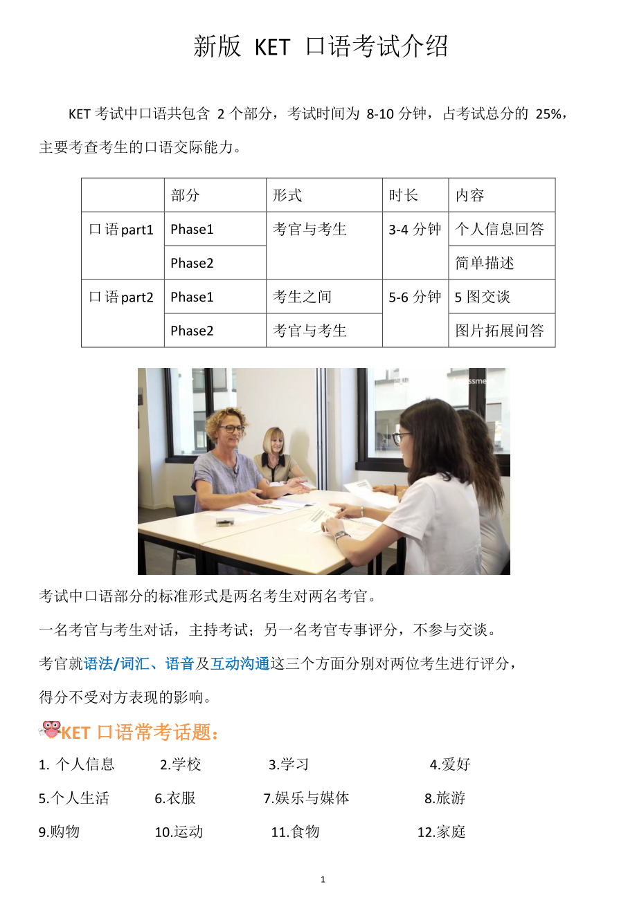 英语KET口语对话及回答技巧.docx_第2页