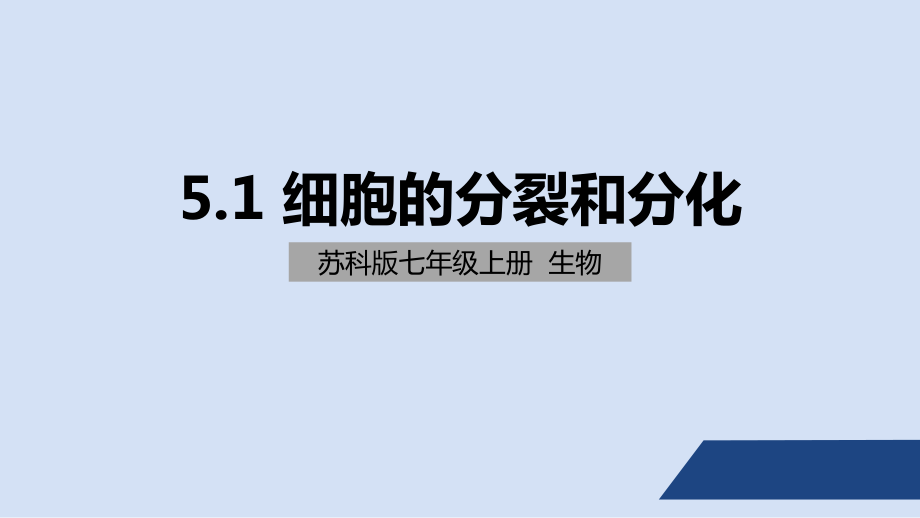 3.5.1细胞的分裂与分化ppt课件-2024新苏科版七年级上册《生物》.pptx_第1页