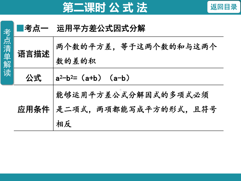 12.5.2公 式 法 知识考点梳理（课件）华东师大版数学八年级上册.pptx_第3页