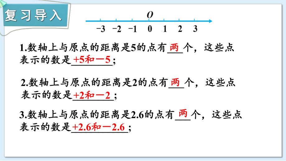 1.2.2 相反数 （课件）湘教版（2024）数学七年级上册.pptx_第2页