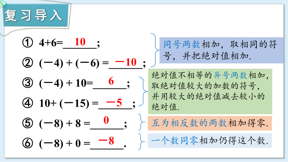 1.4.2 有理数的减法 （课件）湘教版（2024）数学七年级上册.pptx_第2页