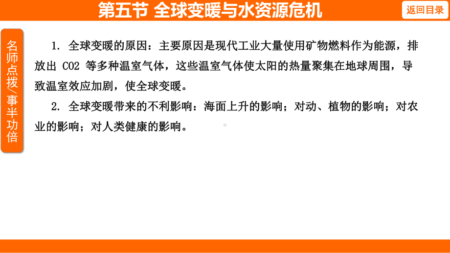 12.5 全球变暖与水资源危机 考点梳理（课件）沪科版物理九年级全一册.pptx_第3页