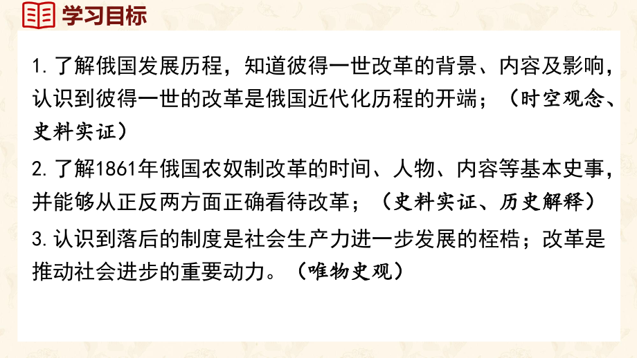 第2课 俄国的改革课件 2024-2025学年度统编版历史九年级下册.pptx_第3页