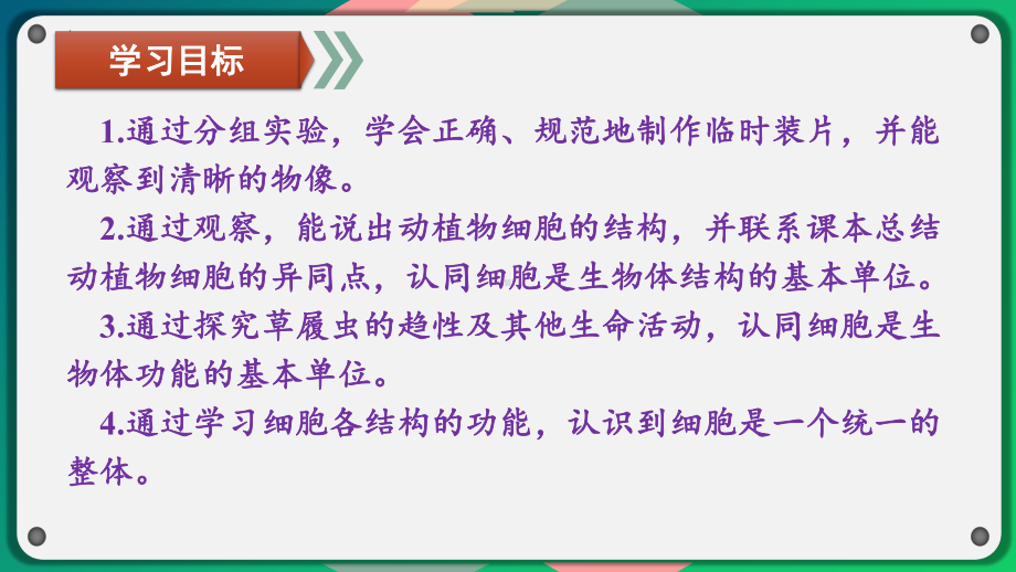 1.2.1细胞是生物体结构和功能的基本单位ppt课件-2024新济南版七年级上册《生物》.pptx_第3页