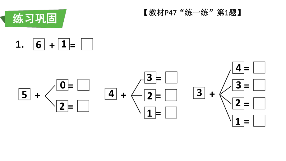 小学数学新人教版一年级上册第二单元第2课《6~9的加、减法》第4课时教学课件3（2024秋）.pptx_第3页