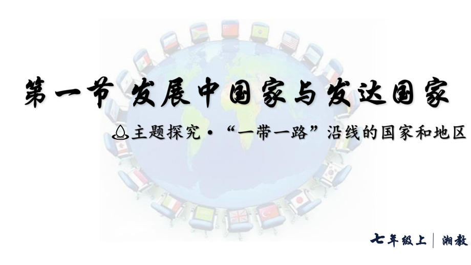 6.1发展中国家与发达国家（ppt课件32张）-2024新湘教版七年级上册《地理》.pptx_第1页