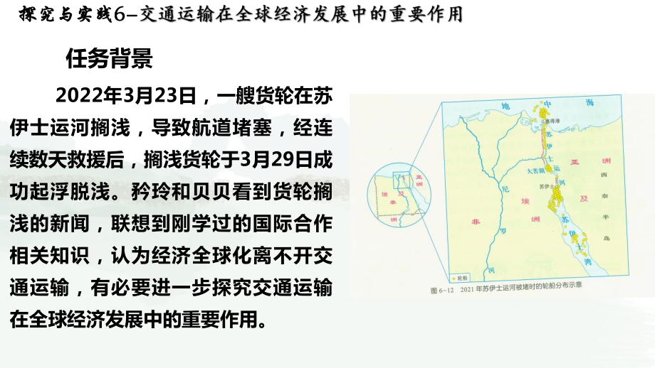 探究与实践6-交通运输在全球经济发展中的重要作用（ppt课件10张）-2024新湘教版七年级上册《地理》.pptx_第2页