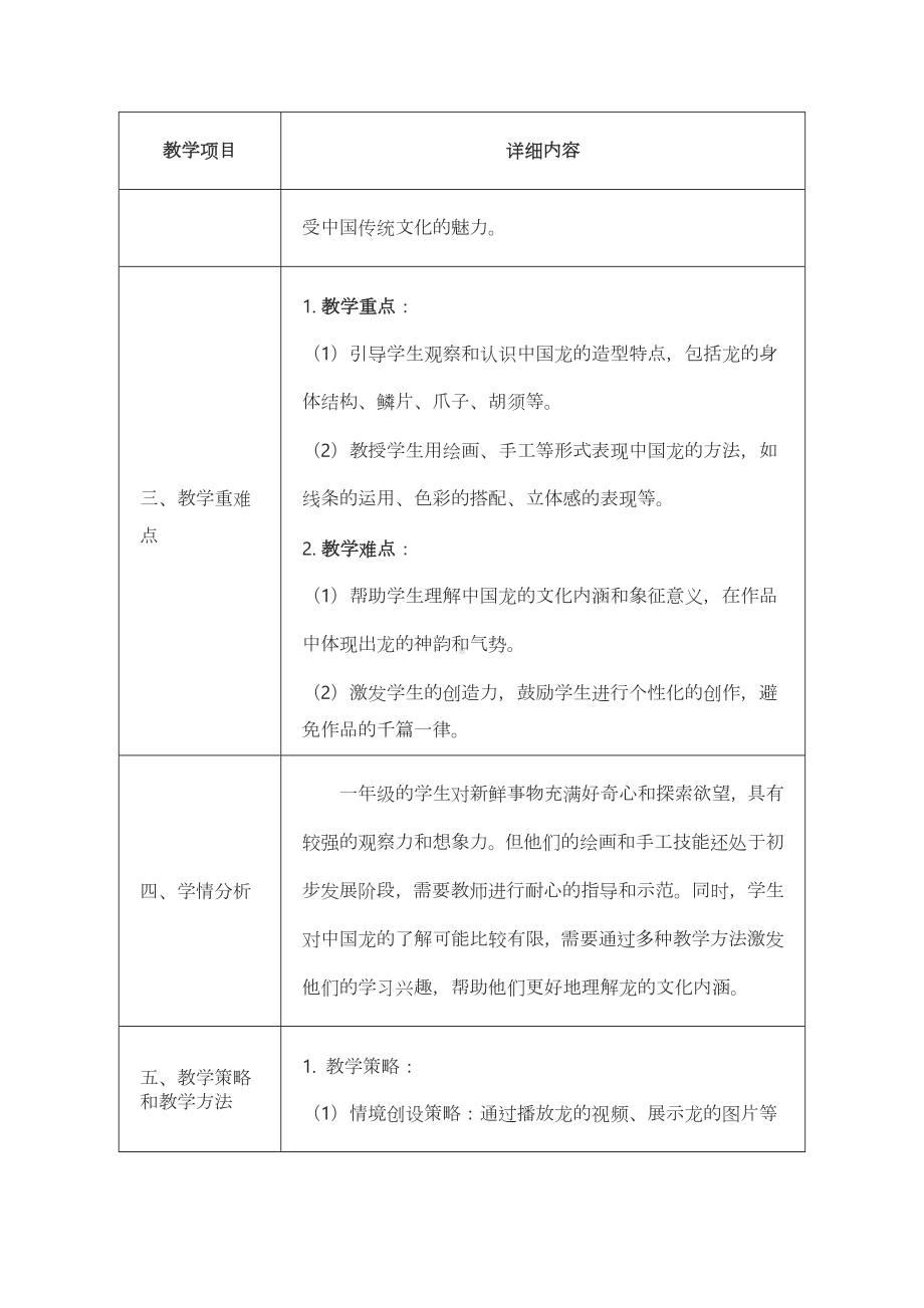 《中国龙》（教案）-2024新赣美版一年级上册《美术》.docx_第2页