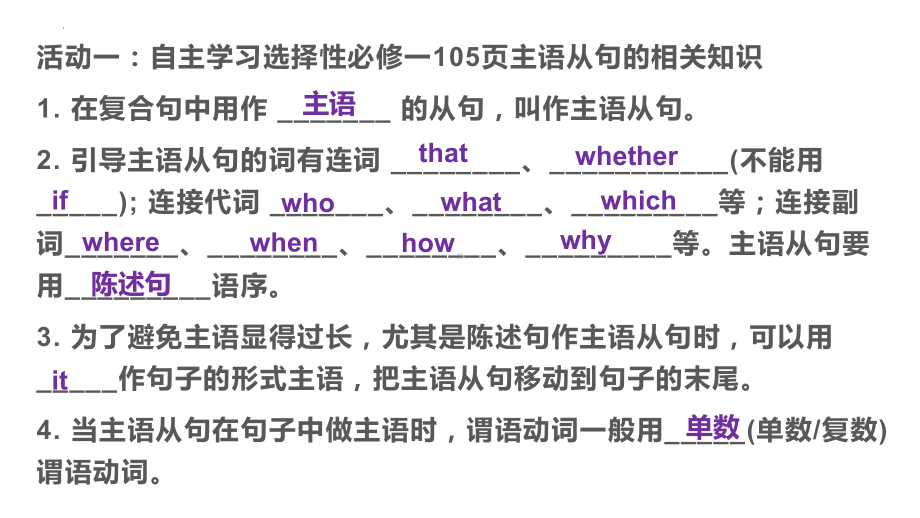 Unit 5 Working the Land Discover Useful Structures 美言佳句+主语从句（ppt课件）-2024新人教版（2019）《高中英语》选择性必修第一册.pptx_第3页