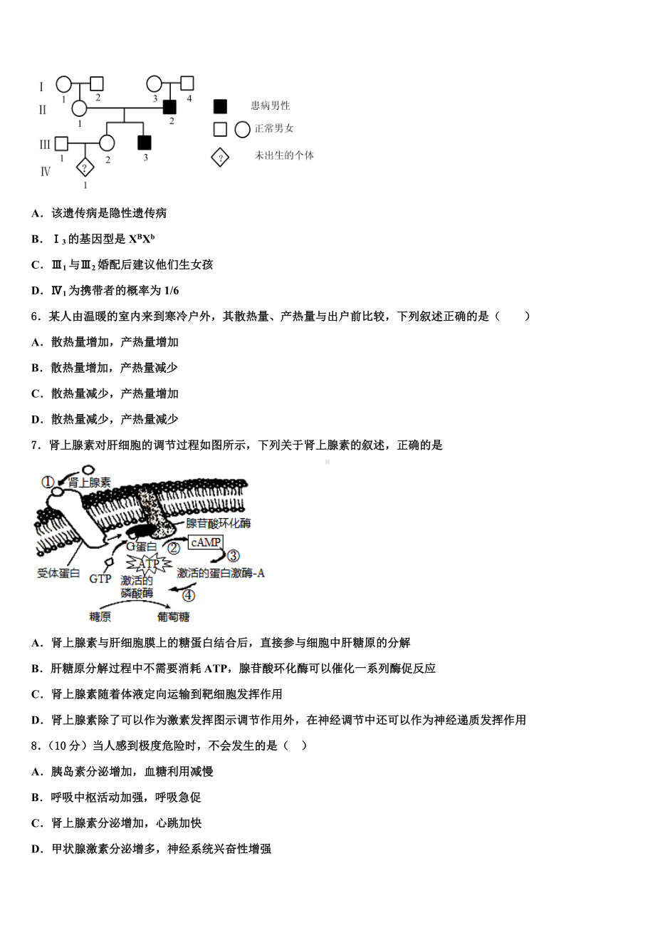 江苏省盐城市盐都区时杨中学2023年高考考前模拟生物试题含解析.doc_第2页