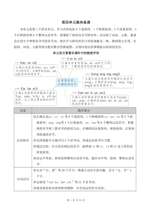 2024新统编版一上语文汉语拼音10 ɑi ei ui 优质公开课教案.docx