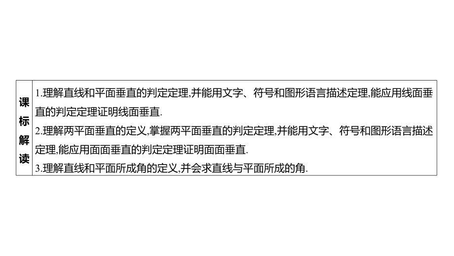 2025年高考数学一轮复习 第八章-第四节-第1课时 直线、平面垂直的判定定理（课件）.pptx_第3页