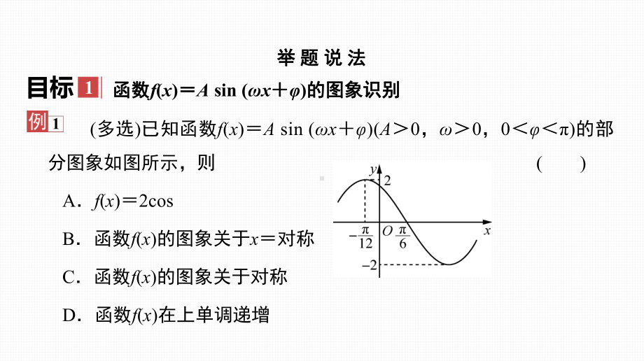 2025高考数学一轮复习-21.2-函数f(x)＝A sin (ωx＋φ)的图象（课件）.pptx_第2页