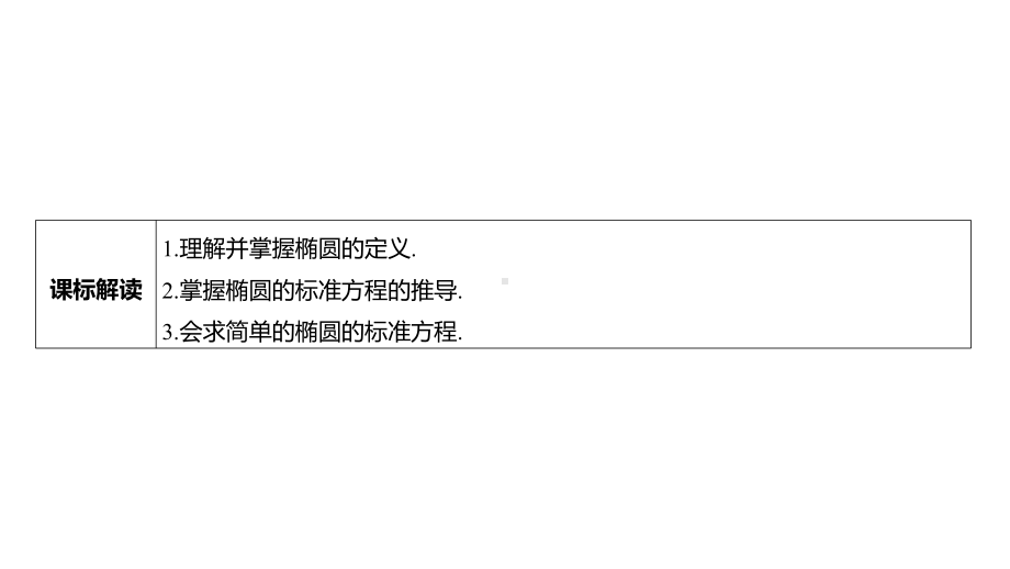 2025年高考数学一轮复习 第九章 -第五节 -第1课时 椭圆及其标准方程（课件）.pptx_第3页