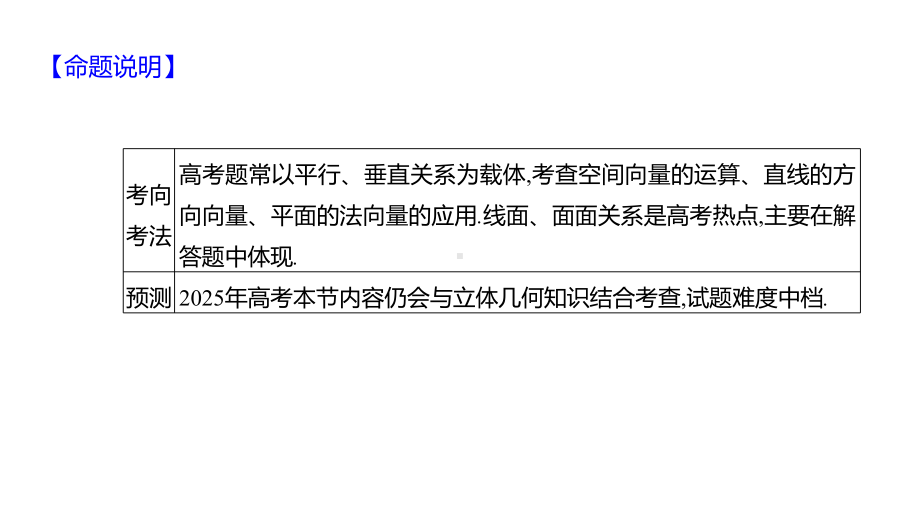 2025年高考数学一轮复习-8.6-空间向量及其运算和空间位置关系（课件）.pptx_第3页